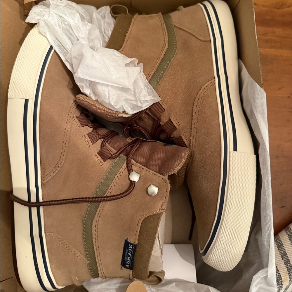 Sperry Men's Brown High-Top Sneakers